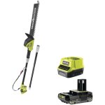 Pack ryobi taille - haies 18v one + opt1845 - 1 batterie 2. 5ah - 1 chargeur rapide rc18120 - 125