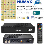 Pack tivùsat décodeur satellite hd humax tivumax lt hd - 3801s2 + carte tivùsat hd activation comprise ... Pack tivùsat décodeur satellite hd humax tivumax lt hd - 3801s2 + carte tivùsat hd activation comprise ...