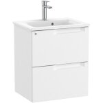 Roca - pack unik meuble bas compact avec deux tiroirs + lavabo aleyda couleur : blanc mat - dimensions ... Roca - pack unik meuble bas compact avec deux tiroirs + lavabo aleyda couleur : blanc mat - dimensions ...