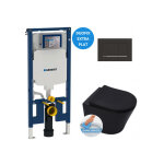 Pack wc bati - support geberit + wc suspendu sans bride swiss aqua technologies + abattant softclose ...