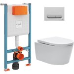 Vitra - pack wc b�ti - support v - fix core + wc sat sans bride et fixations invisibles + plaque chrome ...