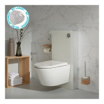 Wc clean - pack wc avec cuvette lavante - faade blanche - wc japonais