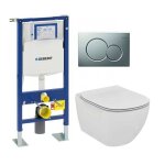 Pack wc geberit up320 + cuvette aquablade tesi + sigma chrom mat