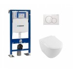 Pack wc geberit up320 + cuvette villeroy et boch subway 2. 0 + plaque sigma blanche