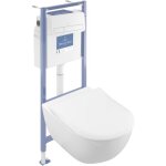 Villeroy&boch - pack wc sans bride villeroy et boch subway 2. 0 avec abattant frein de chute + bti viconnect ...