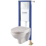 Pack wc suspendu nf bati siamp universel + cuvette nf