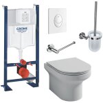 Pack wc suspendu jacob delafon sans bride elite abattant + bâti support grohe rapidsl + plaque blanche ... Pack wc suspendu jacob delafon sans bride elite abattant + bâti support grohe rapidsl + plaque blanche ...
