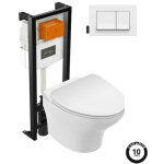 Jacob delafon - pack wc suspendu sans bride compact nouvelle vague + bâti - support + plaque blanc brillant ... Jacob delafon - pack wc suspendu sans bride compact nouvelle vague + bâti - support + plaque blanc brillant ...