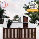 Packit - portail aluminium battant ajour en kit + motorisation dimensions l. 3000 (entre piliers) x ...
