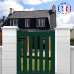 Packit - portillon aluminium mod�le ajour� en kit dimensions l. 1000 (entre piliers) x h. 1200 couleurs ...