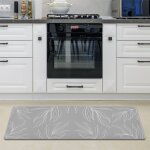 Tapis de cuisine tapis cuisine pvc tapis antid�rapant cuisine diff�rents motifs gris 1, 45x120 cm - paco ...