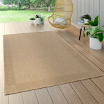 Paco home - tapis exterieur terrasse balcon tapis cuisine avec bordure aspect sisal uni beige 200x290 ... Paco home - tapis exterieur terrasse balcon tapis cuisine avec bordure aspect sisal uni beige 200x290 ...