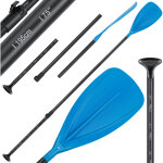 Paddle - 3 - pices pour kayak sup stand - up paddling board pagaie fixe rglable tlescopique 165cm ...