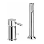 Paffoni - baignoire avec inverseur série light lig041lcr chromé - laiton Paffoni - baignoire avec inverseur série light lig041lcr chromé - laiton