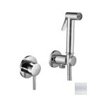 Paffoni - bidet kit - barret mitigeur encastré, avec douchette et corps, blanc mat kitdup110bo Paffoni - bidet kit - barret mitigeur encastré, avec douchette et corps, blanc mat kitdup110bo