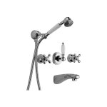 Paffoni - iris srie groupe baignoire  encastrer irv001cr chrom - laiton