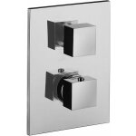 Mitigeur thermostatique douche encastr� avec 2 sorties paffoni level leq518cr chrom� - 2 sorties - plastique ...