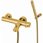 Paffoni - light exclusive edition - mitigeur salle de bains avec accessoires, or bross� lig023hgsp