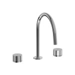 Paffoni - m�langeur lavabo 3 trous avec bec fixe s�rie jo jo053cr chrom� - laiton