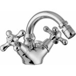 Paffoni - robinet de bidet  2 poignes avec bec pivotant de couleur chrome iris irv137cr chrom - iris ...