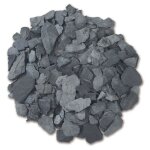 Paillage ardoise 10 / 40 mm (sac de 25 kg) - noir 25 kg
