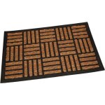 Paillasson antid�rapant en caoutchouc avec inserts en coco 40 x 60 cm - kotarbau