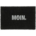 Paillasson coco, inscription �moin�, tapis de porte antid�rapant, int�rieur, ext�rieur, 40x60 cm, noir ...