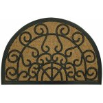 Paillasson demi - lune 'marquis' 40x60cm naturel