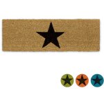 Paillasson etoiles fibres de coco antidrapant porte entre tapis usage intrieur extrieur hxlxp 1, ...
