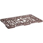 Paillasson d'entre en fonte 58x34x1, 5 paillasson d'extrieur rectangulaire paillasson de maison tapis ...