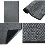 Vidaxl - paillasson gris 80x120 cm - tapis d'entre - paillasson intrieur - paillasson extrieur - tapis ...