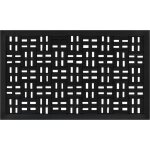 Paillasson rectangulaire 45x75 cm caoutchouc vidaxl