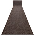 Paillasson tapis de couloir antid�rapant malaga marron 7058 100 cm brown 100x100 cm