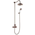Paini france - colonne douche thermostatique rtro recoupable paini lady's auburn