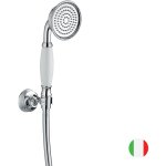 Paini france - ensemble douchette retro 1 jet avec flexible et support mural articul�