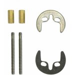 Fixation pour mitigeur et m�langeur, deux vis