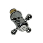 Paini france robinetterie - kit t�te c�ramique avec croisillon chaud et jupe chrom�s