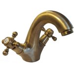 Paini france robinetterie - mlangeur lavabo monotrou paini tiffany vieux bronze
