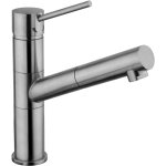 Paini france robinetterie - mitigeur cuisine a douchette inox - douchette extractible en abs Paini france robinetterie - mitigeur cuisine a douchette inox - douchette extractible en abs