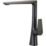 Paini france robinetterie - mitigeur de cuisine spirit pvd noir mat bross�