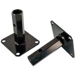 Paires d'axes fixes pour roues motobineuse motoculteur hexagonal 24mm