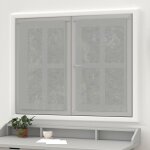 Paire de brise bise lin 60x90 cm linen gris, par soleil d'ocre