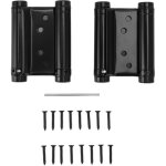 Paire de charni�re � ressort double action en acier inoxydable, fermeture automatique pour portail et ...