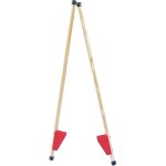 Paire d'échasses en bois 150cm Paire d'échasses en bois 150cm