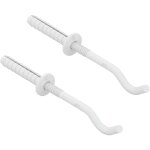 Paire de fixations murales pour radiateurs tubulaires � plusieurs colonnes, crochets � percussion pour ...