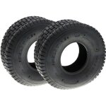 Jardiaffaires - paire de pneus 4 plis dimensions 15x600 - 6 pour tondeuse autoportée Jardiaffaires - paire de pneus 4 plis dimensions 15x600 - 6 pour tondeuse autoportée