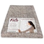 Paire de rideaux en verre fe brune organza milliers de threads la paire (2 rideaux) cm. 60x240