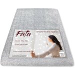 Paire de rideaux en verre de fe en organza blanc d'un millier de fils la paire (2 rideaux) cm. 60x150 ...