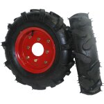 Bricoferr - paire de roues pour motoculteur, taille 400 - 8 Bricoferr - paire de roues pour motoculteur, taille 400 - 8