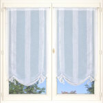 Atout ciel - paire de stores blancs en voilage, réglable avec passe - tringle, 2x 90x200cm - prêts à ... Atout ciel - paire de stores blancs en voilage, réglable avec passe - tringle, 2x 90x200cm - prêts à ...